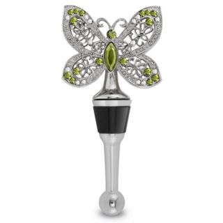 Garden Jeweled Butterfly Bottle Stopper