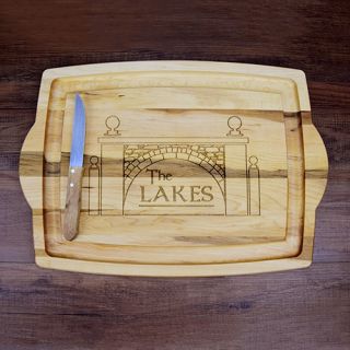 Engraved Family Sign Cutting Board