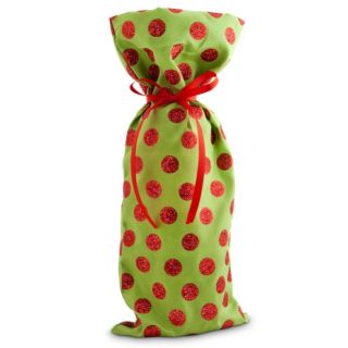 Polka Dot Fabric Gift Bag