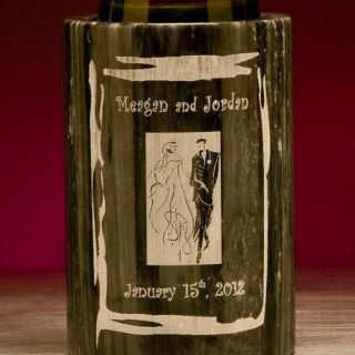 Engraved Wedding Marble Bottle Cooler