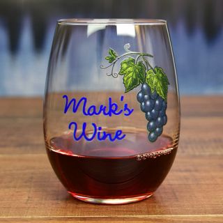 Printed Special Stemless Wine Glass 
