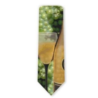 Wine Image Polyester Tie